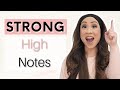 Sing HIGH NOTES with more POWER