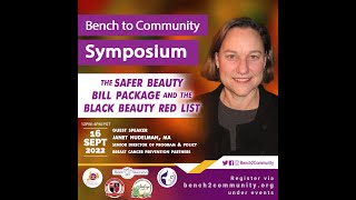 BCI Symposium | The Safer Beauty Bill Package and the Black Beauty Red List