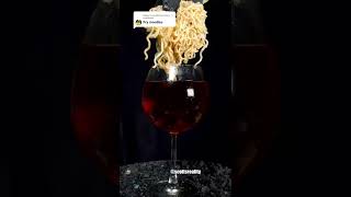 Is it possible to fry noodles 🍜 in a wine glass? 🍷