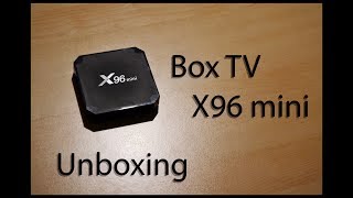 Unboxing e collegamento Box TV X96 mini