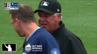 Ejection 160 - Andy Green Ejected on Day 1 as Cubs Acting Manager After Tom Hallion's Slide No-Call