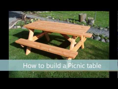 How to build a picnic table - A step by step guide How to build a picnic table - A step by step guide