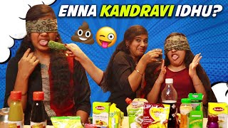 😂🔥Worst Ever Food Challenge with Akka || Blind Fold Food Guessing👀 || Preetha Am
