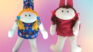 HOW TO MAKE A DOLL THAT IS A BACKPACK