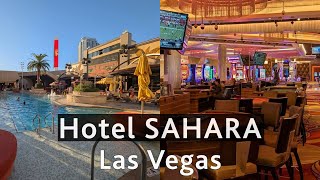 El mítico hotel SAHARA en Las Vegas, Estados Unidos 🛎️