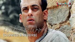 Kyu Kisi Ko Wafa Ke Badle-( Slowed & Reverb ) | Tere Naam | Salman Khan | Heart touching Song