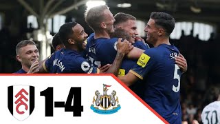 Fulham Vs Newcastle 1-4 All Goals & Extended Highlights Premier League 2022HD