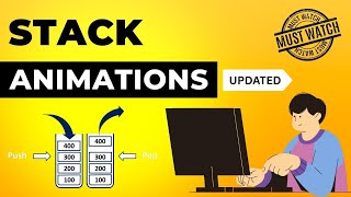 Stack Animations | Data Structure | Visual How