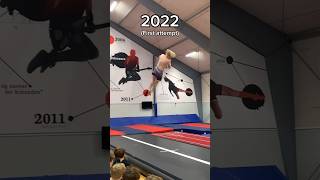 3 YEARS IN THE MAKING !🔥🤯 #flips #tumbling #flip #gymnastics #gymnast #tumbler