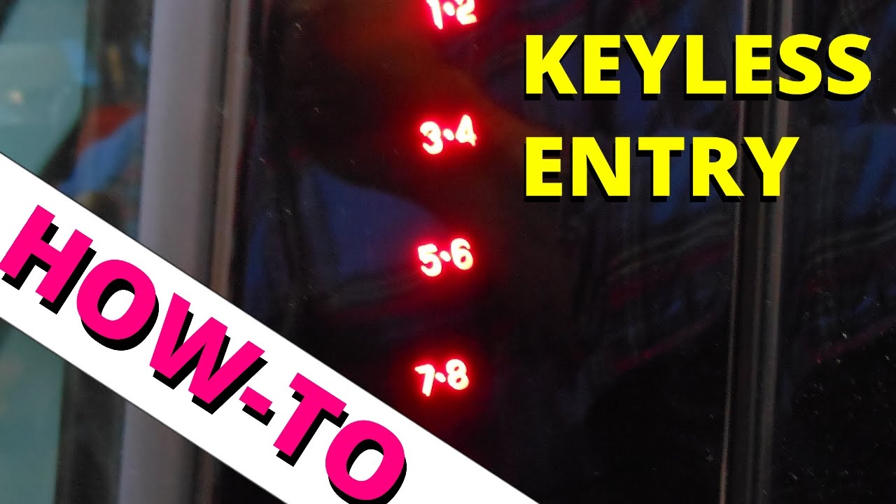 How To Change Keyless Entry Code Step By Step Guide