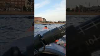 Itiwit X500 kayaks \u0026 unexpected waves on Daugava river, Riga, Latvia #paddlingin100cities