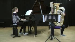 In Time  (Komp. Prof. Christoph Hempel)   Paula Gehrs, Tuba; Henriette Reinsberg, Klavier