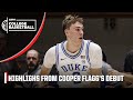 HIGHLIGHTS of Cooper Flagg’s debut for Duke 🎥 [18 PTS, 7 REB & 5 AST] | ESPN College Basketball