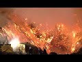 Fire crews battling a mulch fire in northwest Harris County