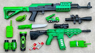 Realistic Elite Force Army Guns & Equipment, Military Scar Assault Rifle, AN94 AR Gun, Grenade, More