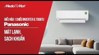 Điều hòa Panasonic 1 chiều Inverter 8.700BTU: Mát lạnh, sạch khuẩn(CS-XU9ZKH-8) - Điện máy MediaMart