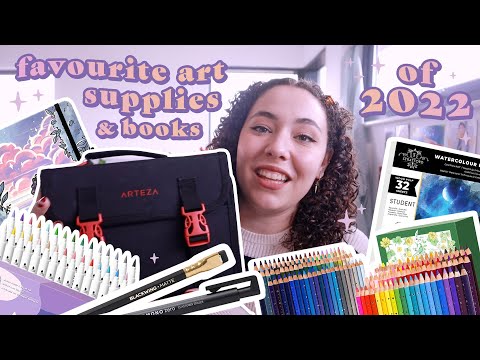 my favorite art supplies and books this year