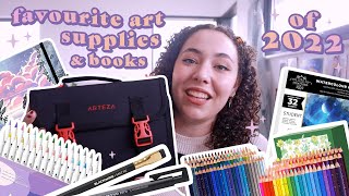 my favourite art supplies & books from this year 🖍✨