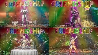 Mortal Kombat 11 - ALL FRIENDSHIPS (MK11 Aftermath) All Characters Friendships @ 1440p ✔