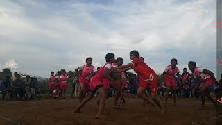 Woman's Kabaddi Pallavan Jadarpalayam vs Thangam Girls Team playing KABADDI Tournament Aritharimanga