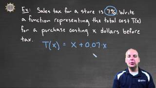 Linear Function Application   Example 1