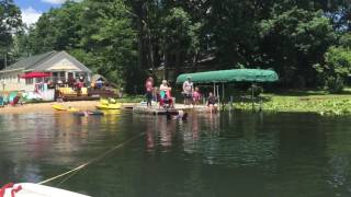 83 year old man water skis!