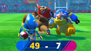 Mario and Sonic at the Tokyo 2020 Olympic Games  Rugby Sevens Team Sonic vs Team Dr Eggman and Bowse