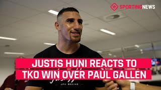 Justis Huni Reacts To TKO Win Over Paul Gallen