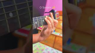 O Sanam Guitar Fingerstyle Cover #shorts