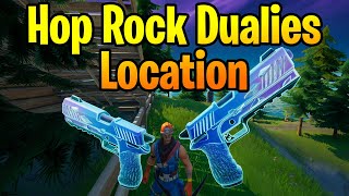 Where to get the Hop Rock Dualies Exotic Weapon in Fortnite!