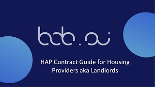 HAP Contract for Housing Provider