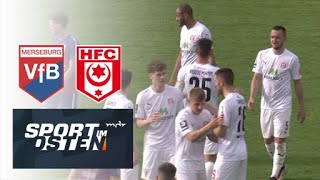 Hallescher FC entscheidet Viertelfinale beim VfB Merseburg klar für sich | Sport im Osten | MDR