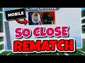 rematch with the MOBILE that almost BEAT ME... (Roblox Arsenal)