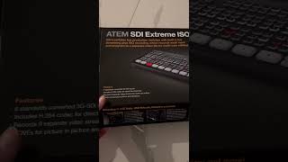 Atem Sdi Extreme unboxing #livestream #technology #atem #blackmagic #video