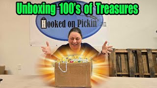 Unboxing 100's of treasures while hysterically laughing! Check out the amazing items.