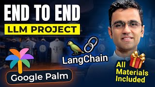 LLM Project | End to end Gen AI project Using Langchain, Google Palm in Retail Industry