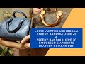 LOUIS VUITTON MONOGRAM SPEEDY BANDOULIERE 25 & EMBOSSED EMPREINTE LEATHER SPEEDY B 20 COMPARISON