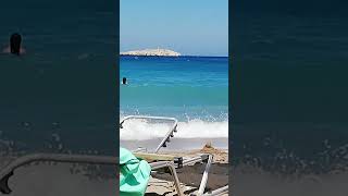 Karpathos (Pigadia) 0.75 - 1.5m waves #viral #like #fypp #trending #fypシ #sub #waves #karpathos