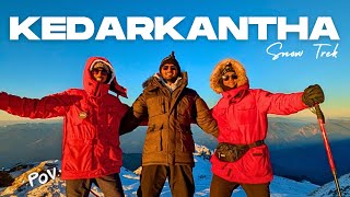 Kedarkantha Trek: Epic Winter Snow Adventure in the Himalayas 🏔️❄️ | Ultimate Trekking Experience!