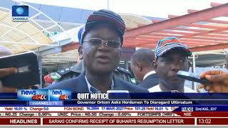 Quit Notice: Gov Ortom Asks Herdsmen To Disregard Ultimatum