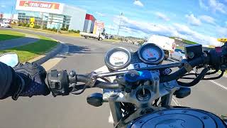 HONDA VTR250 MC33 - FULL EXHAUST PURE SOUND | NO DB KILLER | Residential Cruise