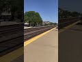 Amtrak California Zephyr Blasts Thru Chi-Town Burbs