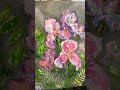 Painting Irises In My Art Studio   #shorts