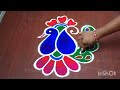 sankranthi peacock rangoli festival muggulu kolam designs