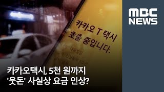 카카오택시, 5천 원까지 '웃돈' 사실상 요금 인상 [뉴스데스크]