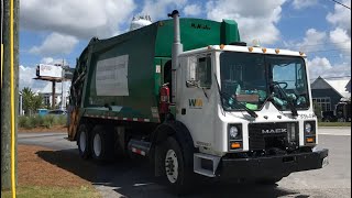 Waste Management of Walton County, Florida- Refurbished Mack MR Mcneilus Garbage Truck