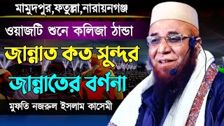 জান্নাতের বর্ণনা জান্নাত কত সুন্দর | মুফতি নজরুল ইসলাম কাসেমী | mufti Nazrul Islam kasemi | new wa |