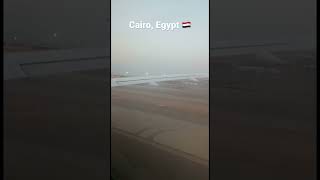 Arriving to Cairo International. Egypt Air 787-9