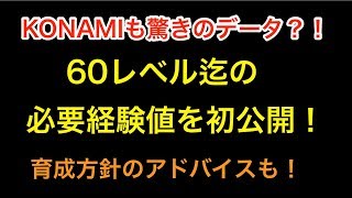 【ウイイレアプリ2018】60レベルまでの必要経験値を初公開！育成方針のアドバイスも！