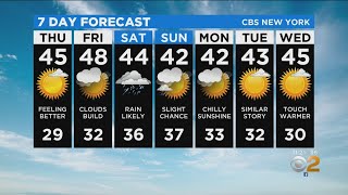 New York Weather: CBS2 1/22 Nightly Forecast at 11PM